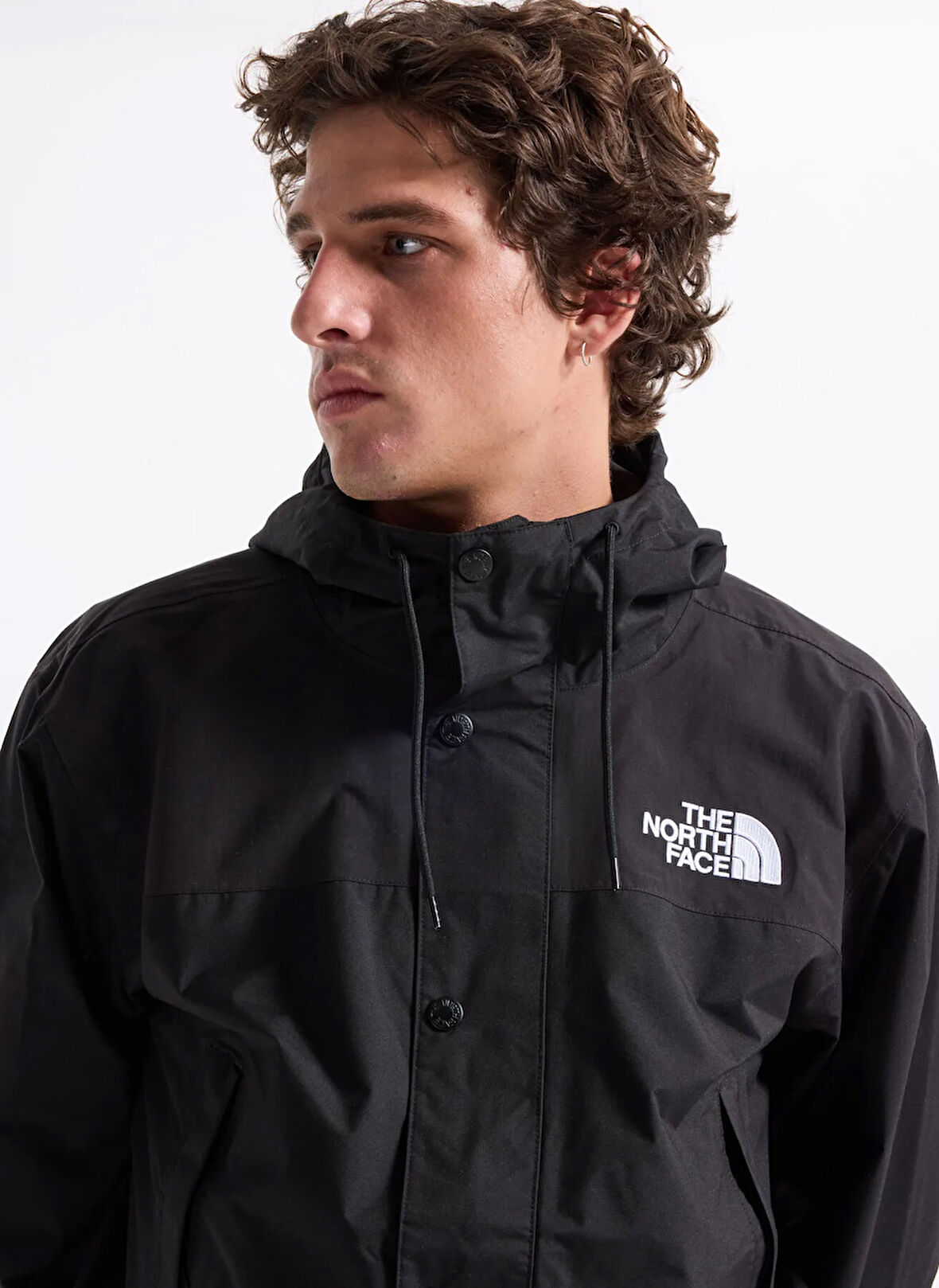 The North Face NF0A8B5GJK31-M REIGN ON JACKET Siyah Düz Erkek Mont