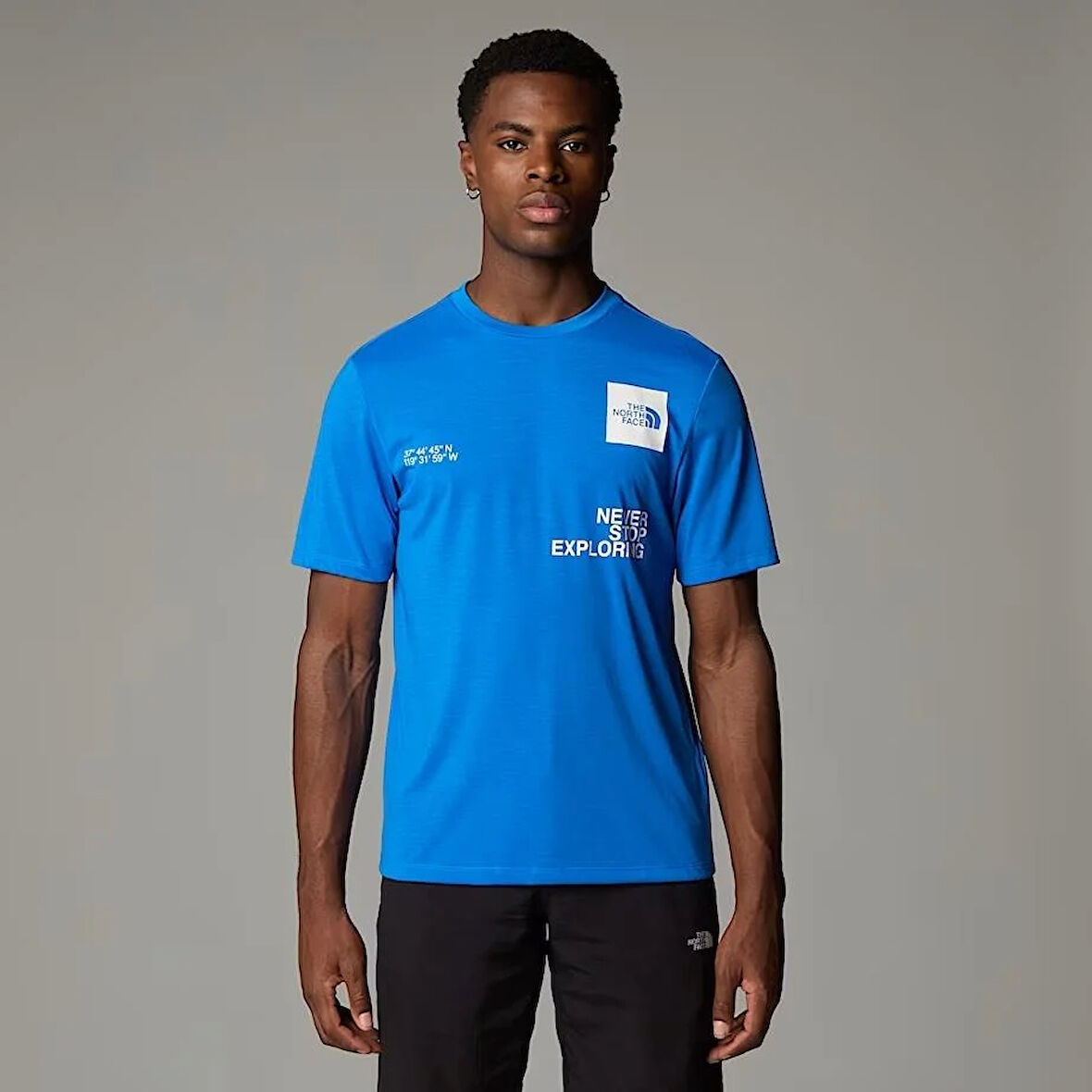 The North Face M Mountaın Foundatıon Coordınates Tee Erkek Tişört NF0A8BQXT4S1