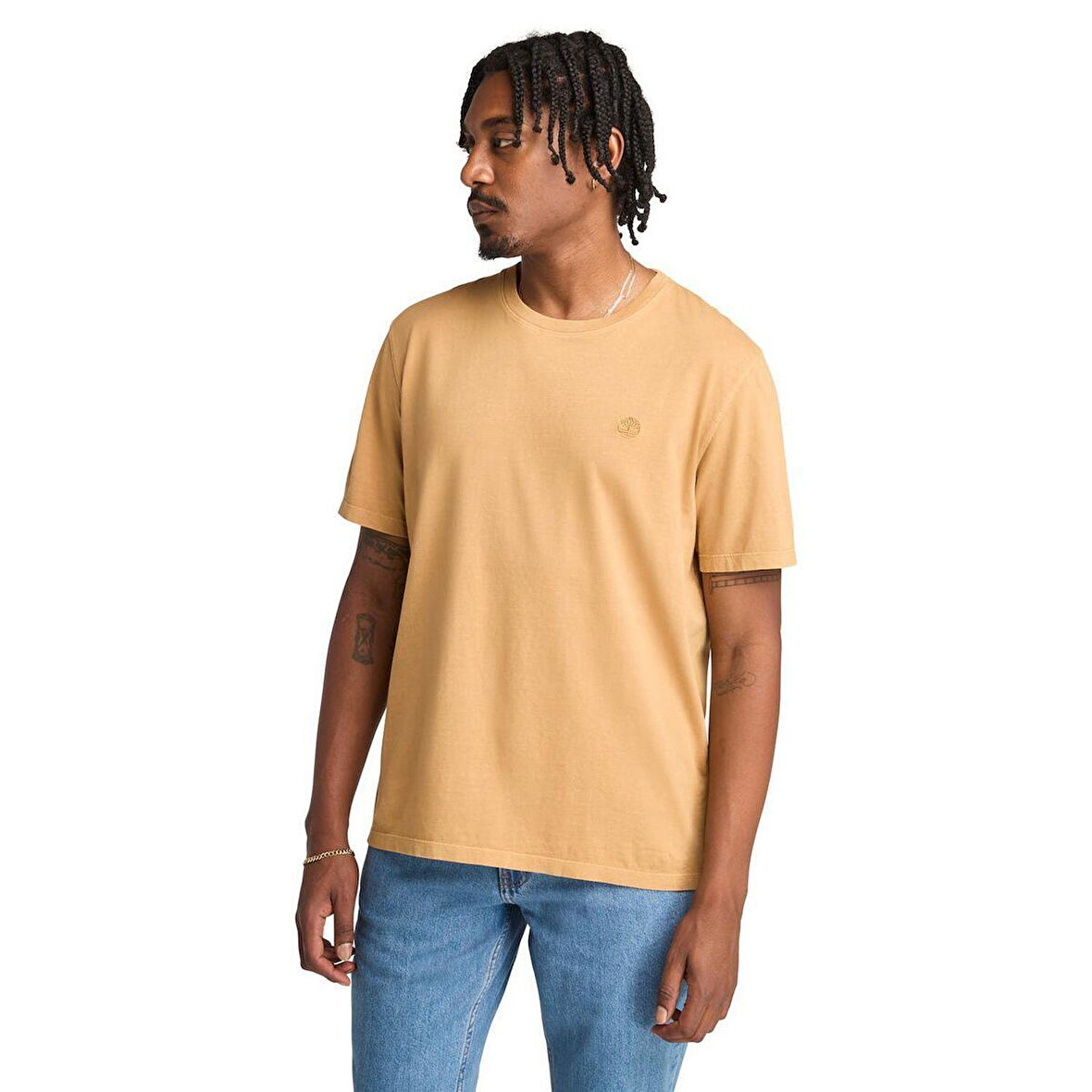 Timberland DUNSTAN RIVER Garment Dye Short Sleeve T Erkek Tişört TB0A5YAYEH31