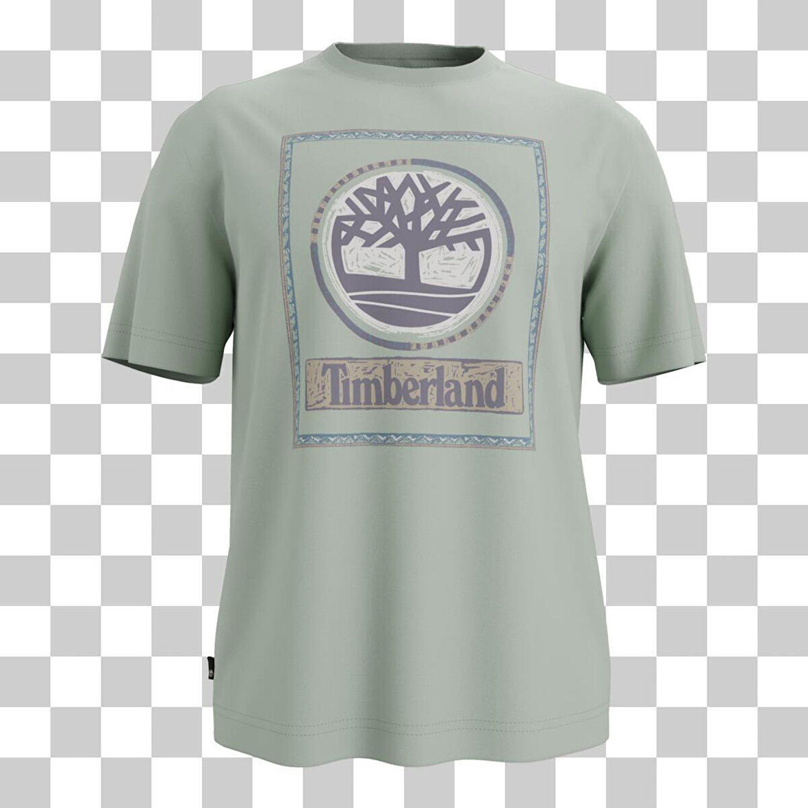Timberland Front Seasonal Stack Logo Tee Erkek Tişört TB0A6DHDENE1