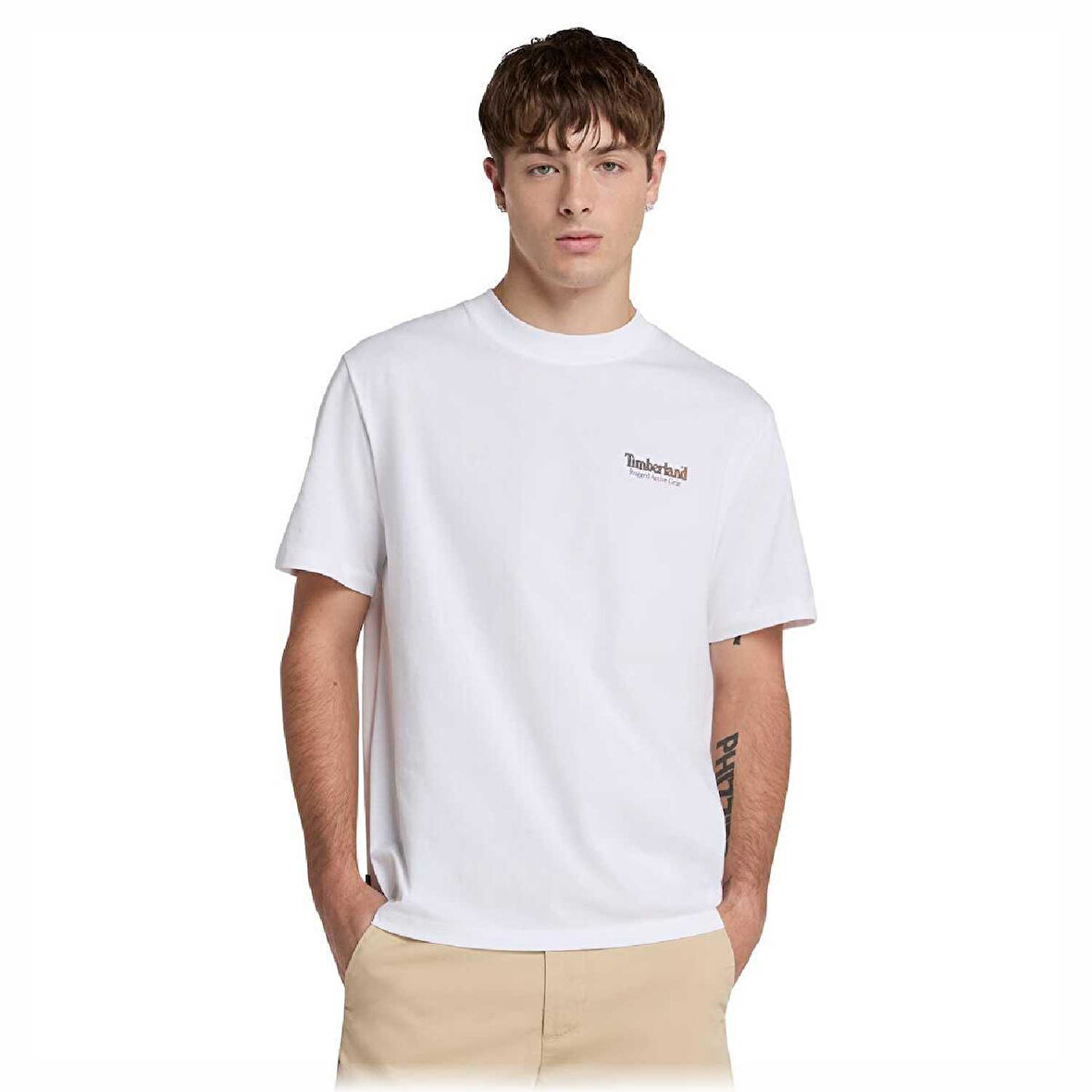 Timberland Rugged Active Gear Back Graphic Tee Erkek Tişört TB0A6DMA1001