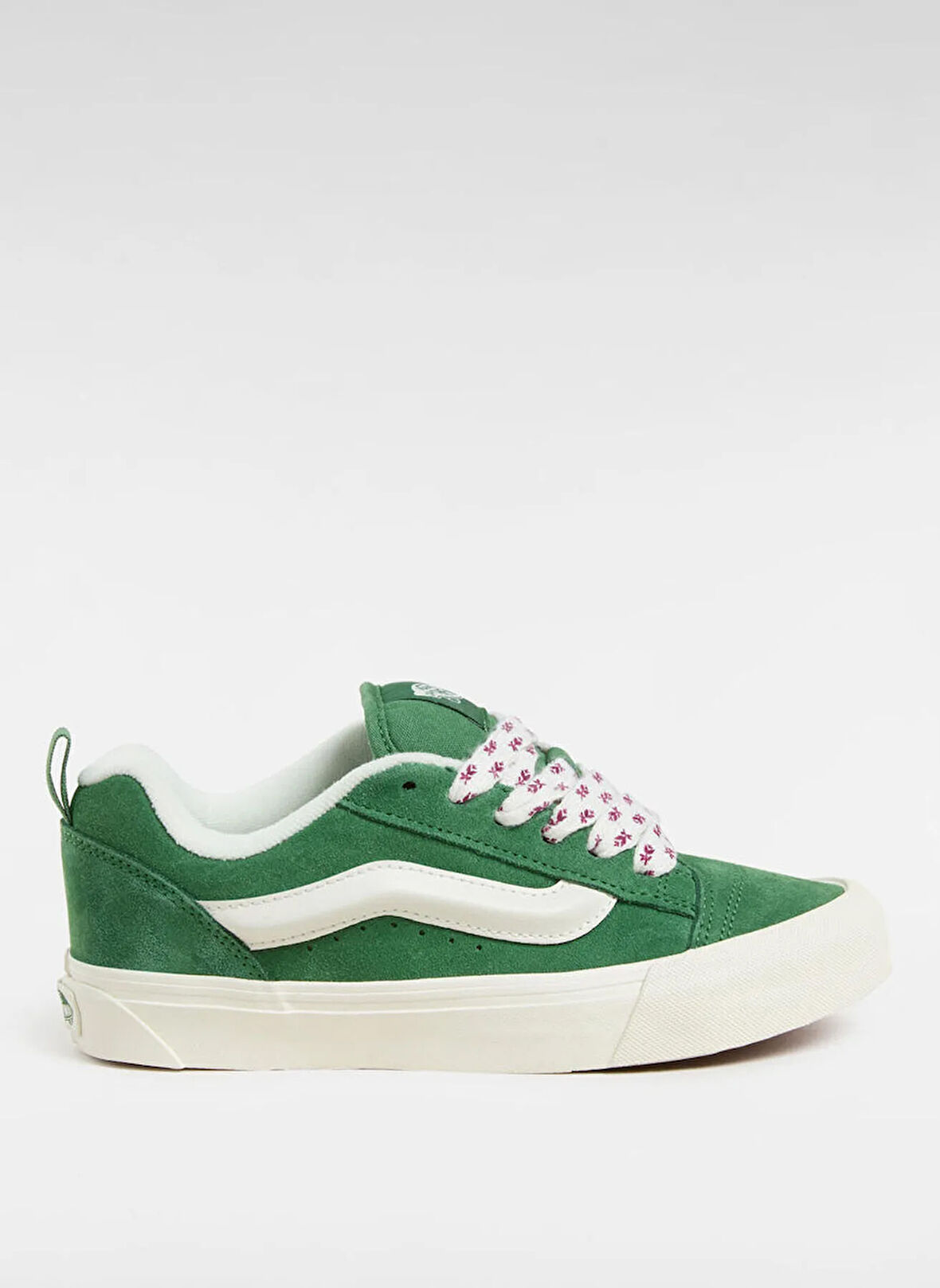 Vans VN000D6ZBR11-Knu Skool Yeşil Deri Kadın Lifestyle Ayakkabı