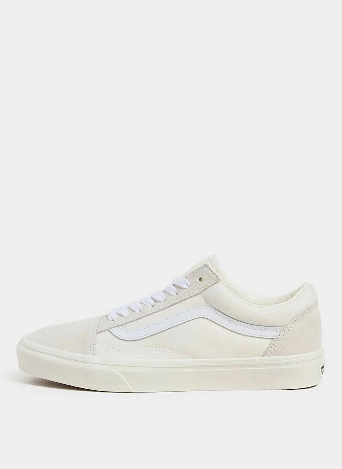 Vans VN000D5NWHT1-Old Skool Beyaz Deri Kadın Lifestyle Ayakkabı
