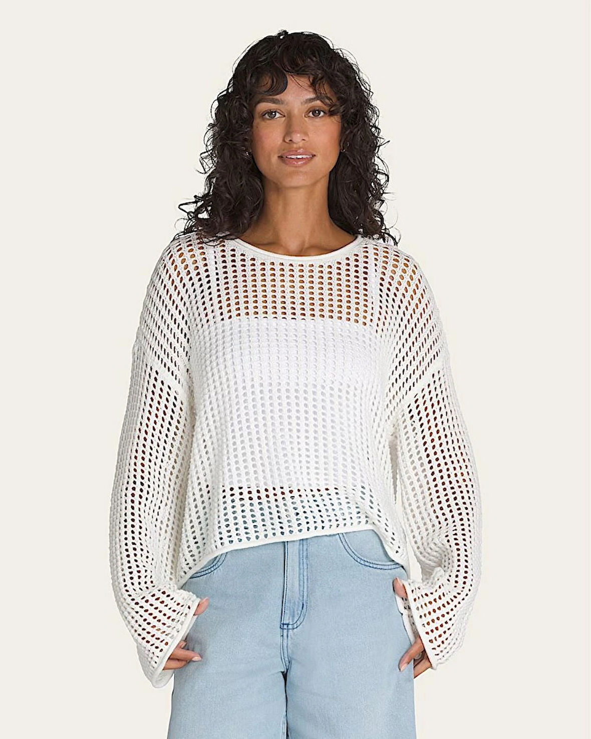 VANS Mila Open Knit Crop Crew VN000M9HFS81