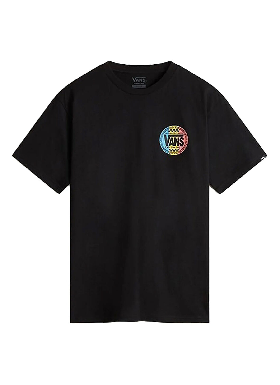 Vans Baskılı Siyah Erkek Çocuk T-Shirt VN000MKYBLK1-Retro Co SS