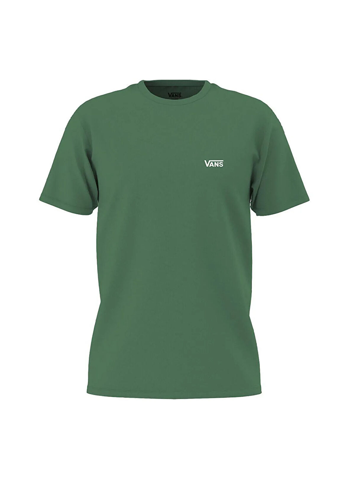 Vans VN0A3CZEBR11-LEFT CHEST LOGO TEE Yeşil Yuvarlak Yaka Normal Düz Erkek T-Shirt