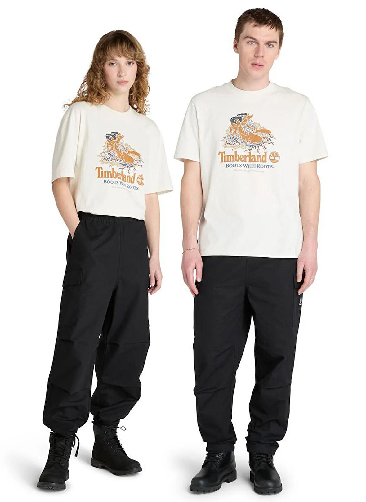 Timberland Woven Badge Ripstop Cargo Pant Siyah Normal Paça Erkek Kargo Pantolon