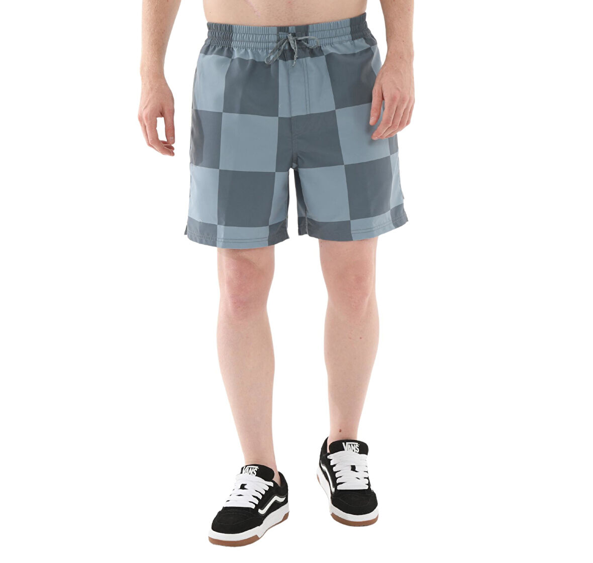 000M43E581-R Vans Primary Checkerboard Elastic Boardshort Erkek Şort Ve Kapri Mavi