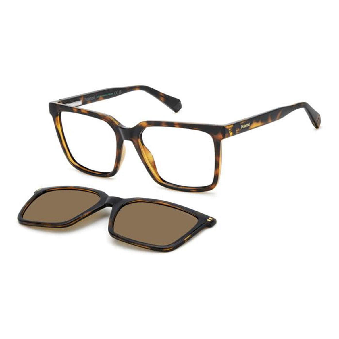 PLD D556/C 08617 54 Polaroid Klipsli (Clip-On) Polarize Güneş Gözlüğü