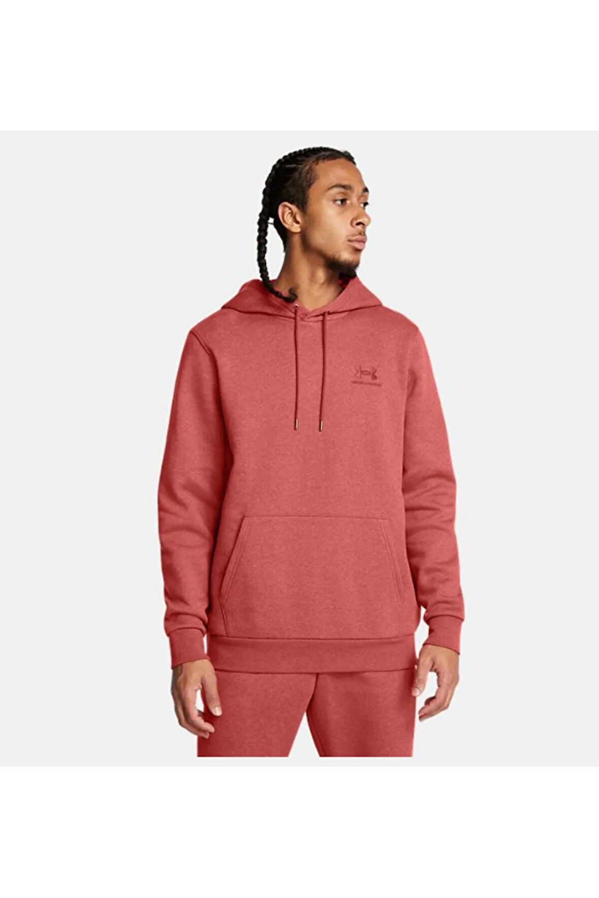 Erkek UA Icon Fleece Kapüşonlu Üst 1373880-840