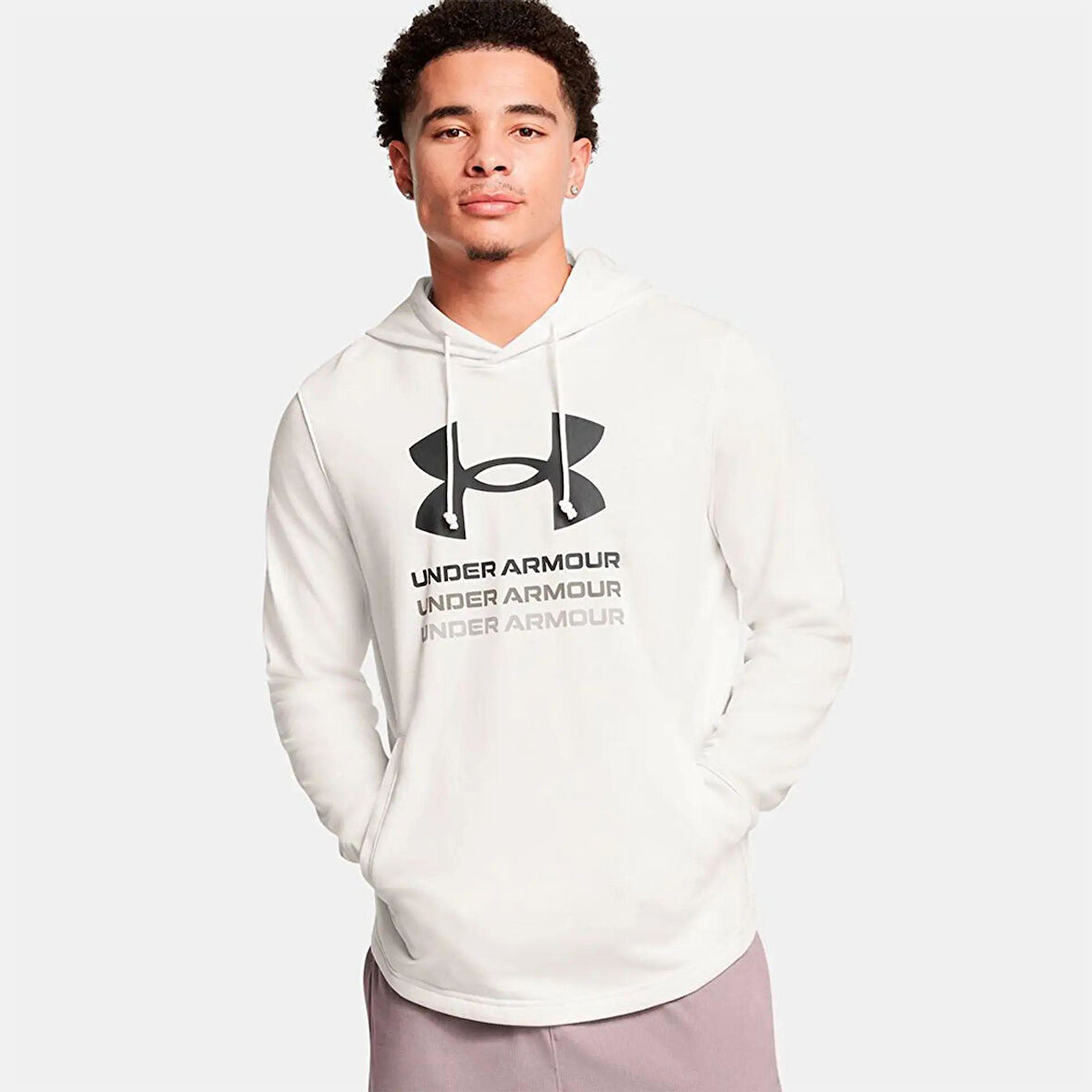 Under Armour Rival Terry Graphic Hood Erkek Sweat 1386047