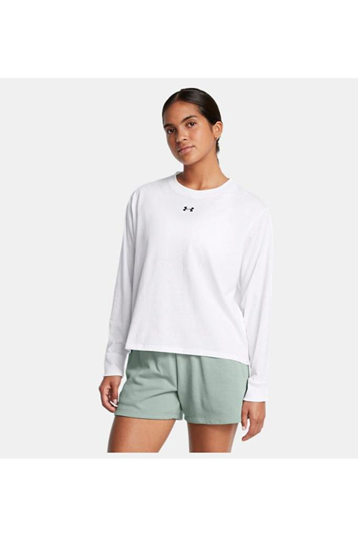Kadın UA Boxy Uzun Kollu T-Shirt 1387314-100