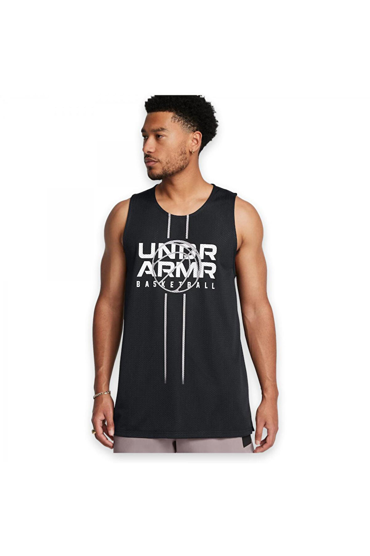 Under Armour Reversible Basketbol Atlet Siyah-Beyaz Erkek Atlet