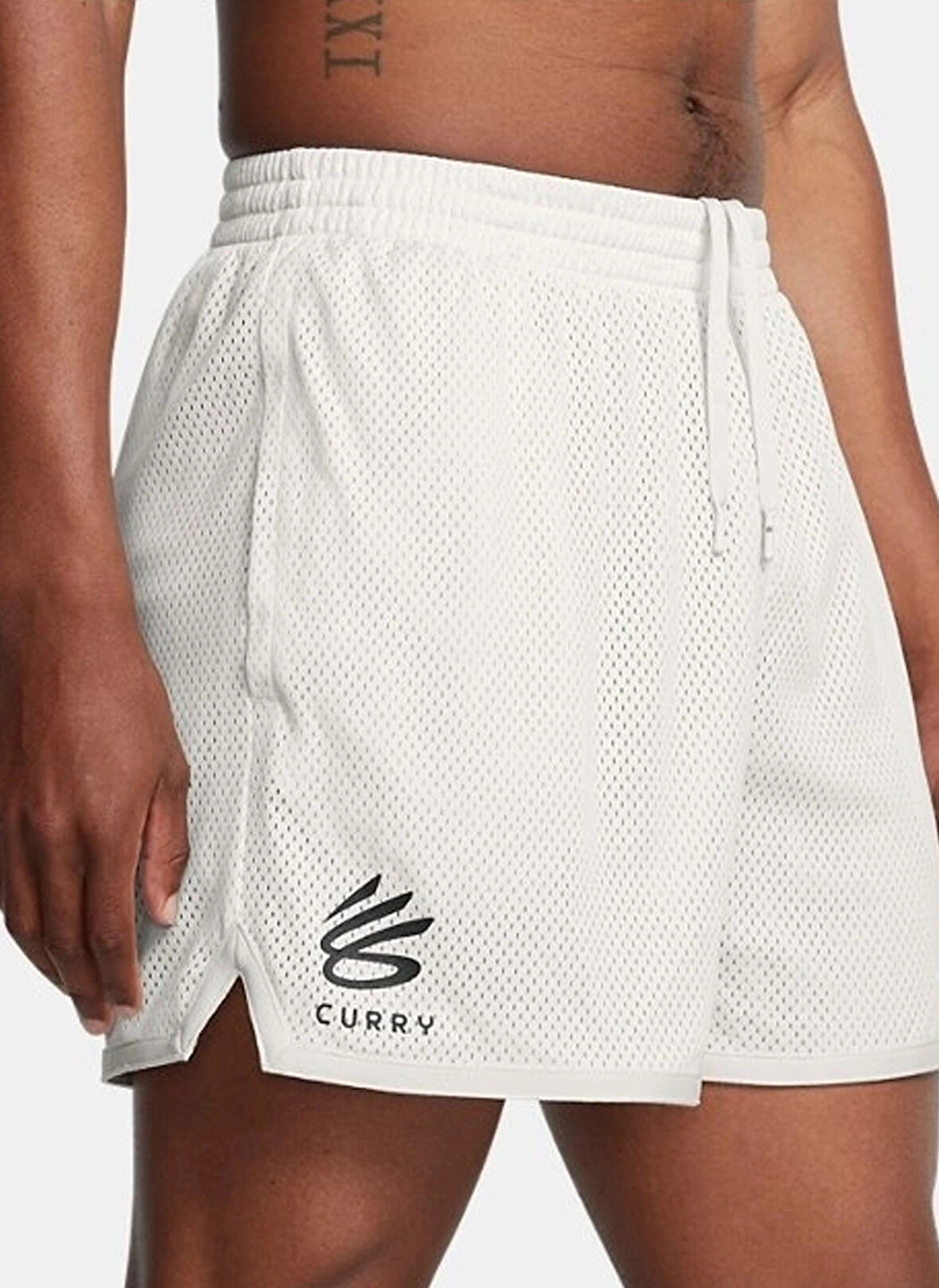 Beyaz Erkek Lastikli Bel Normal Kalıp Şort 1387092-114 Curry Splash Short