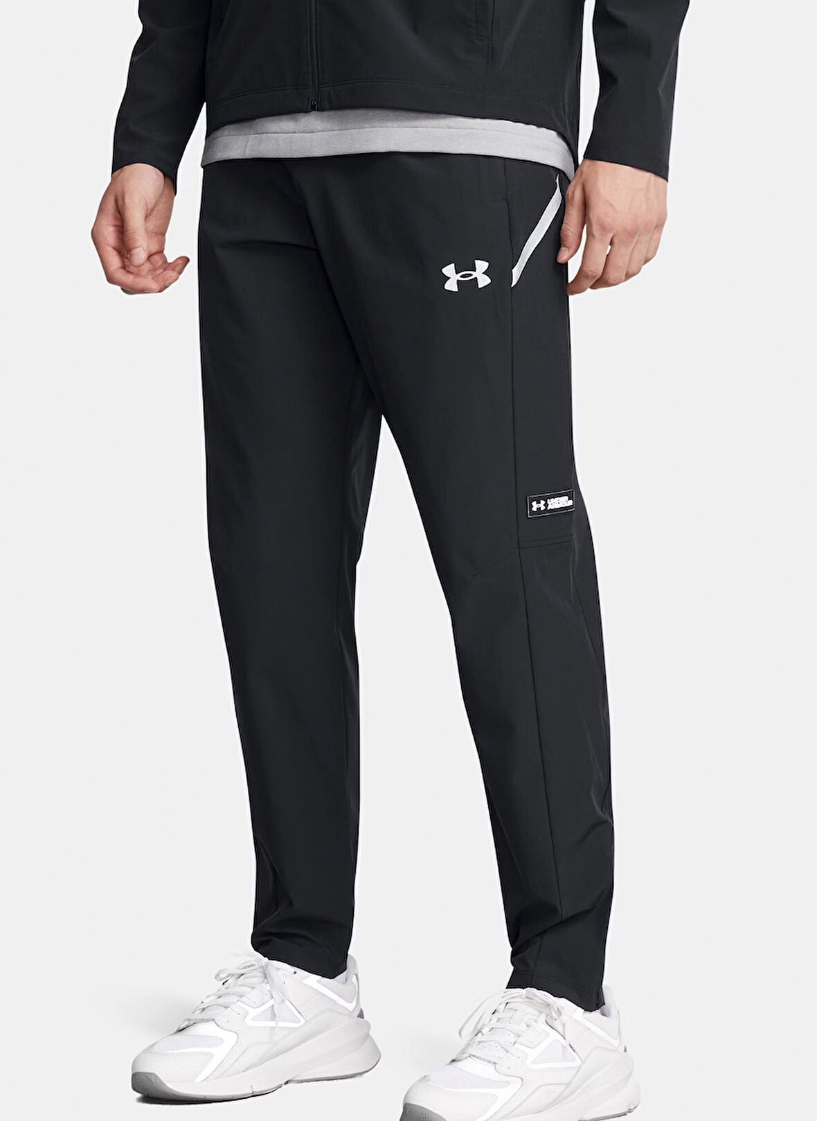 Siyah Erkek Normal Bel Eşofman Altı 1389256-001 UA Woven Utility Pants