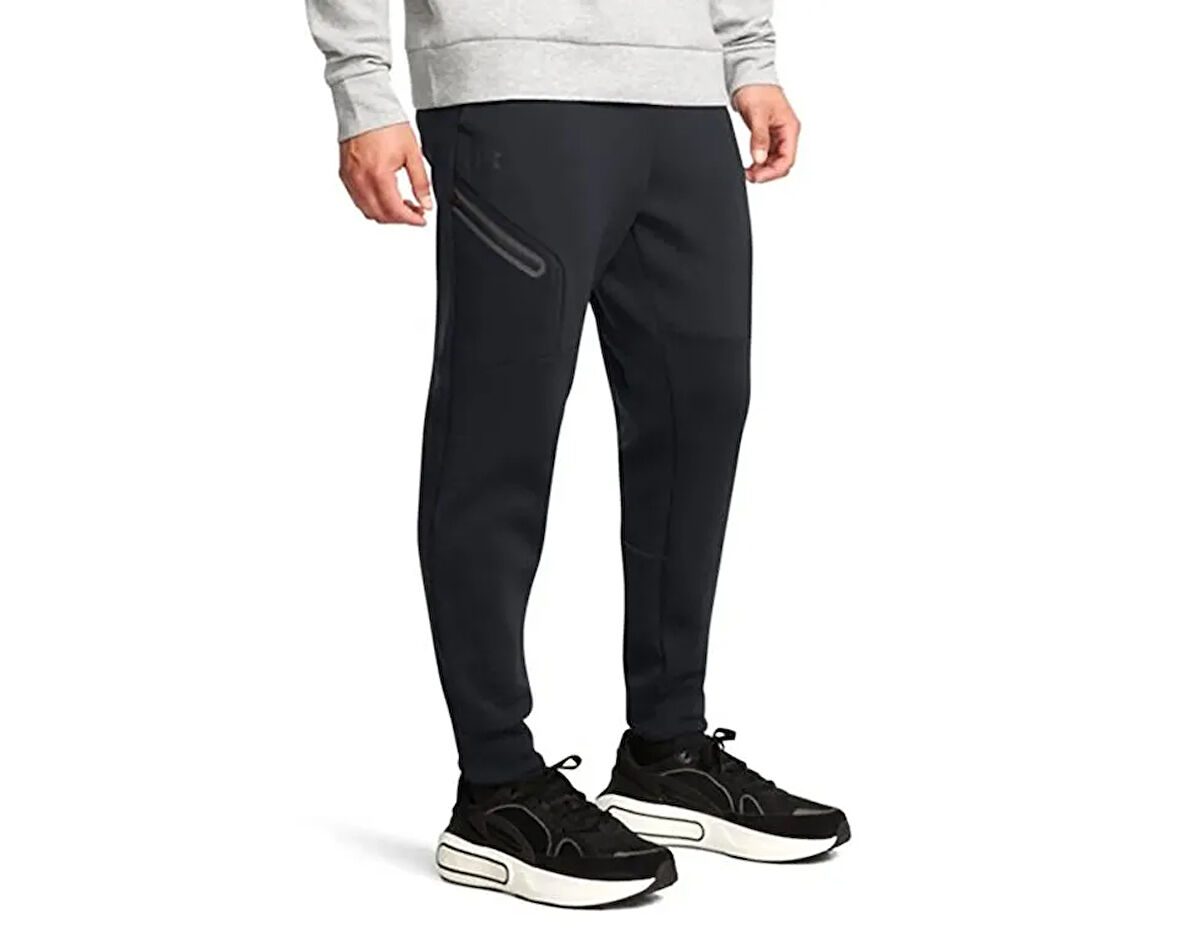 Under Armour Ua Unstoppable Fleece EU Erkek Günlük Eşofman Altı 1389353-001 Siyah