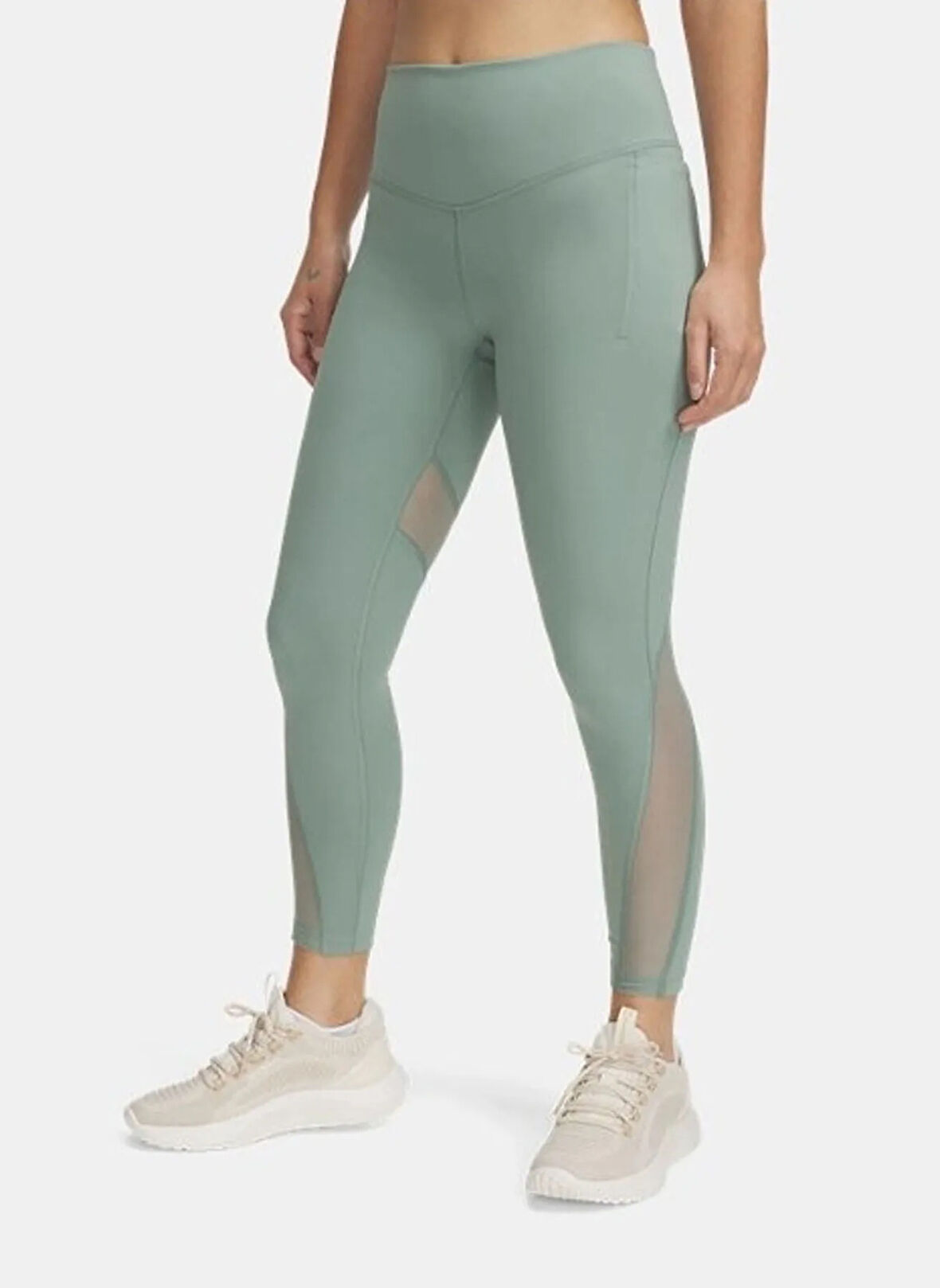 1389871-348 Vanish Elite Vent Ankle Lastikli Bel Normal Kalıp Yeşil Kadın Tayt