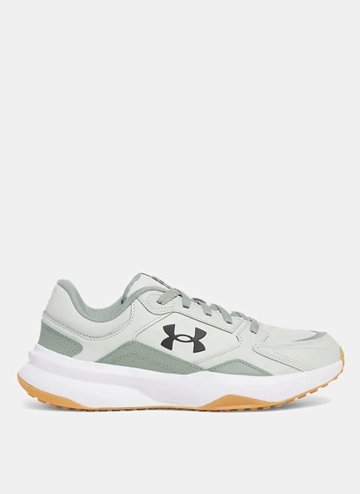 3028375-378 UA Edge LTHR Yeşil Erkek Lifestyle Ayakkabı