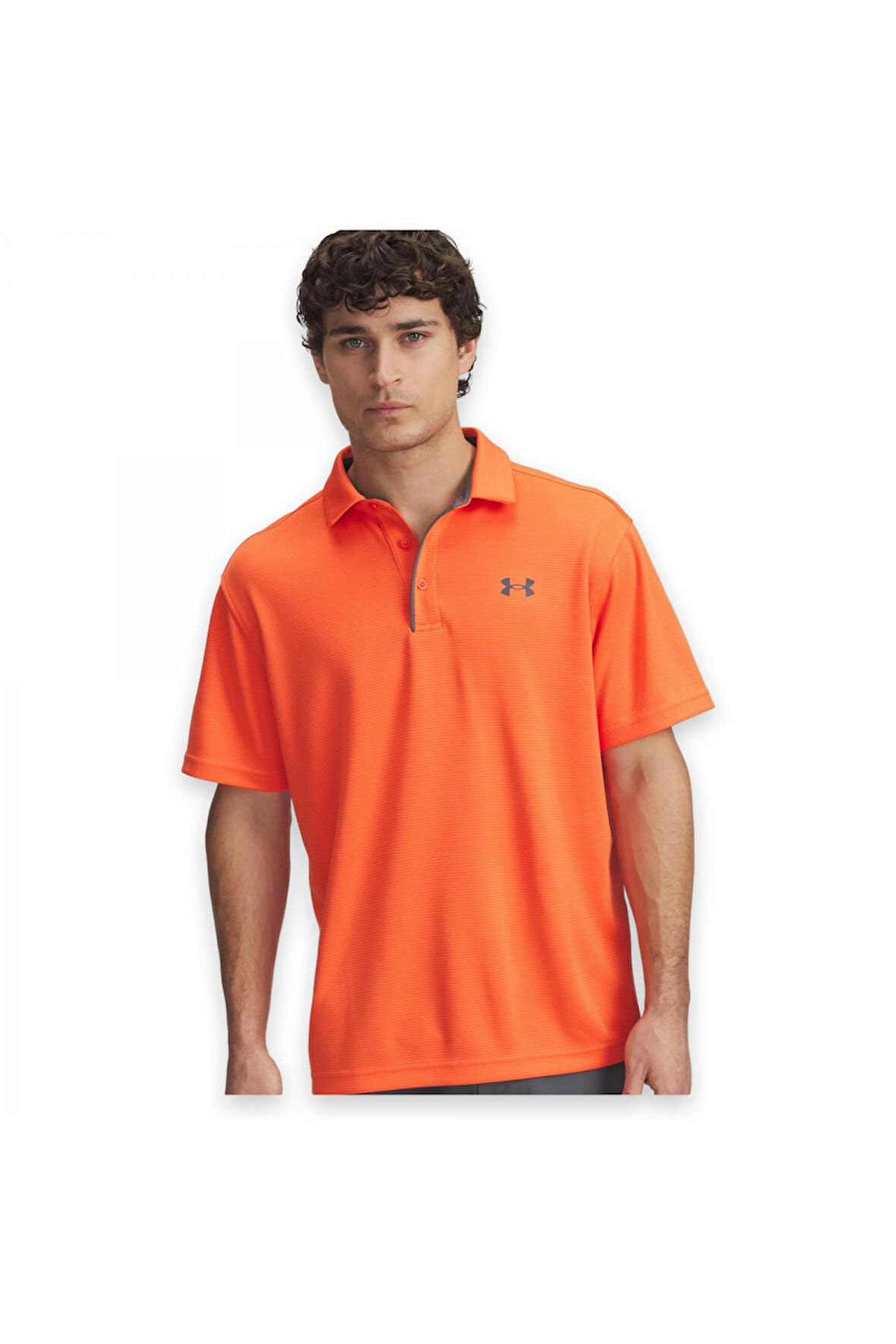 Under Armour 1290140 Tech Polo Turuncu Erkek T-Shirt