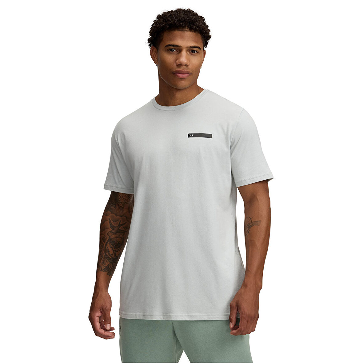 Under Armour Erkek Tişört Left Chest Strip Logo