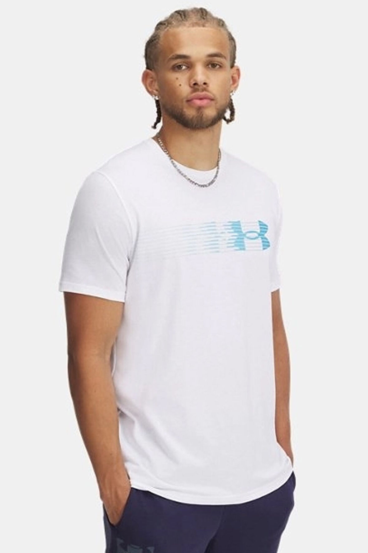 Under Armour Ua M Lc Fly In Logo Erkek Tişört 1390206-100