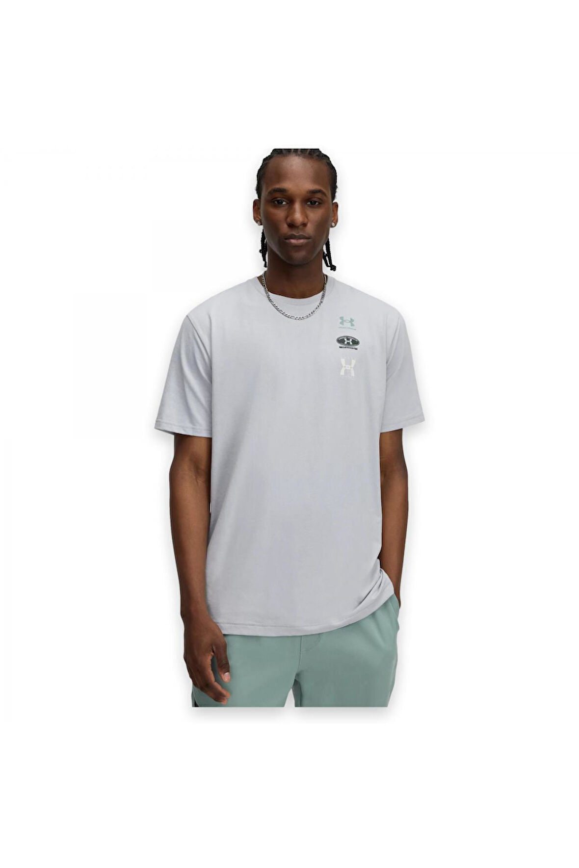 Under Armour 1390165 Ua M 60/40S Evol Logo Ss Gri Erkek T-Shirt