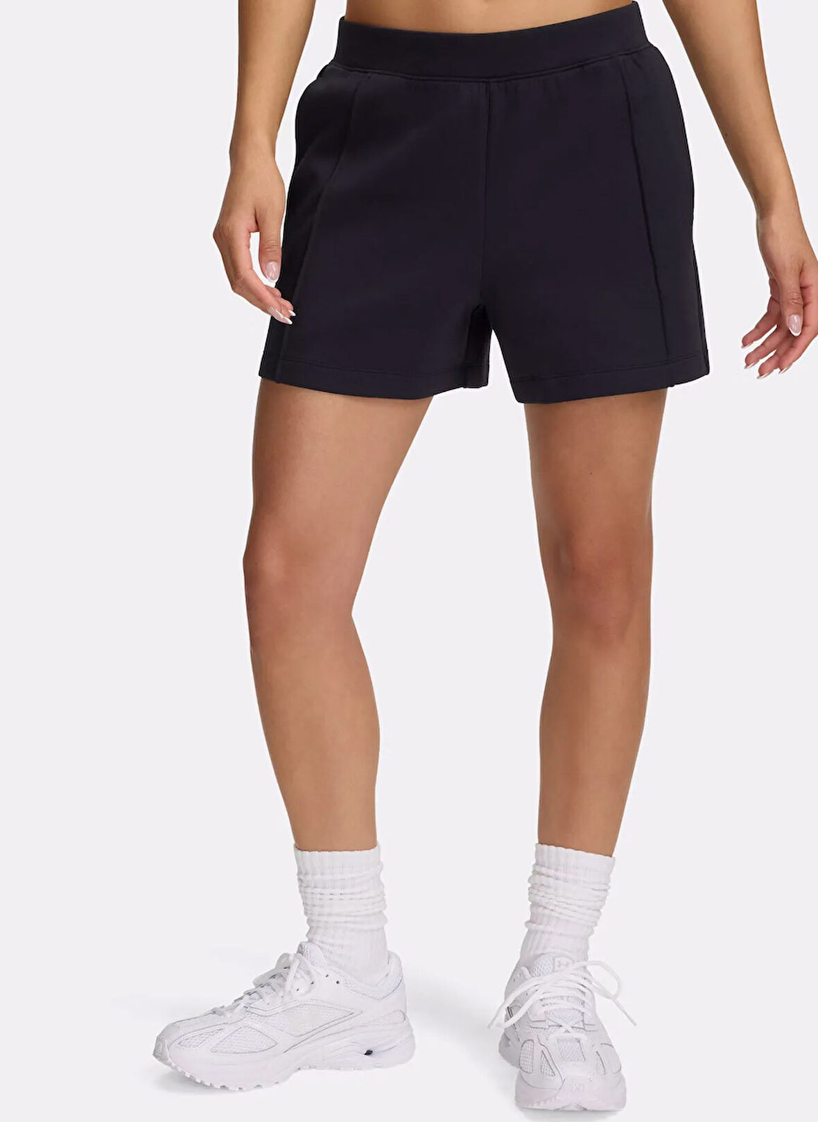 1389680-001 UA Unstoppable Fleece S Loose Fit Siyah Kadın Şort