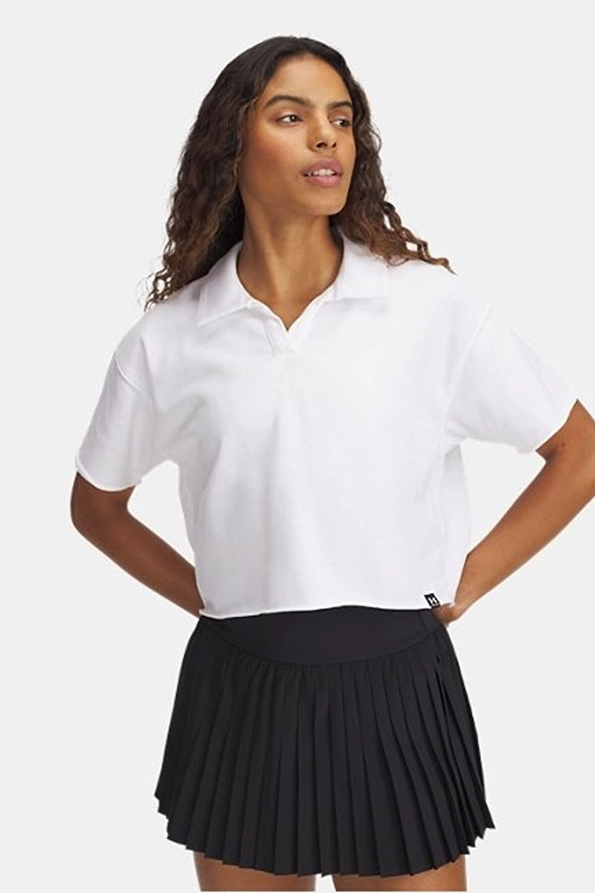 Under Armour Ua Icon Terry Polo Kadın Tişört 1389639-100