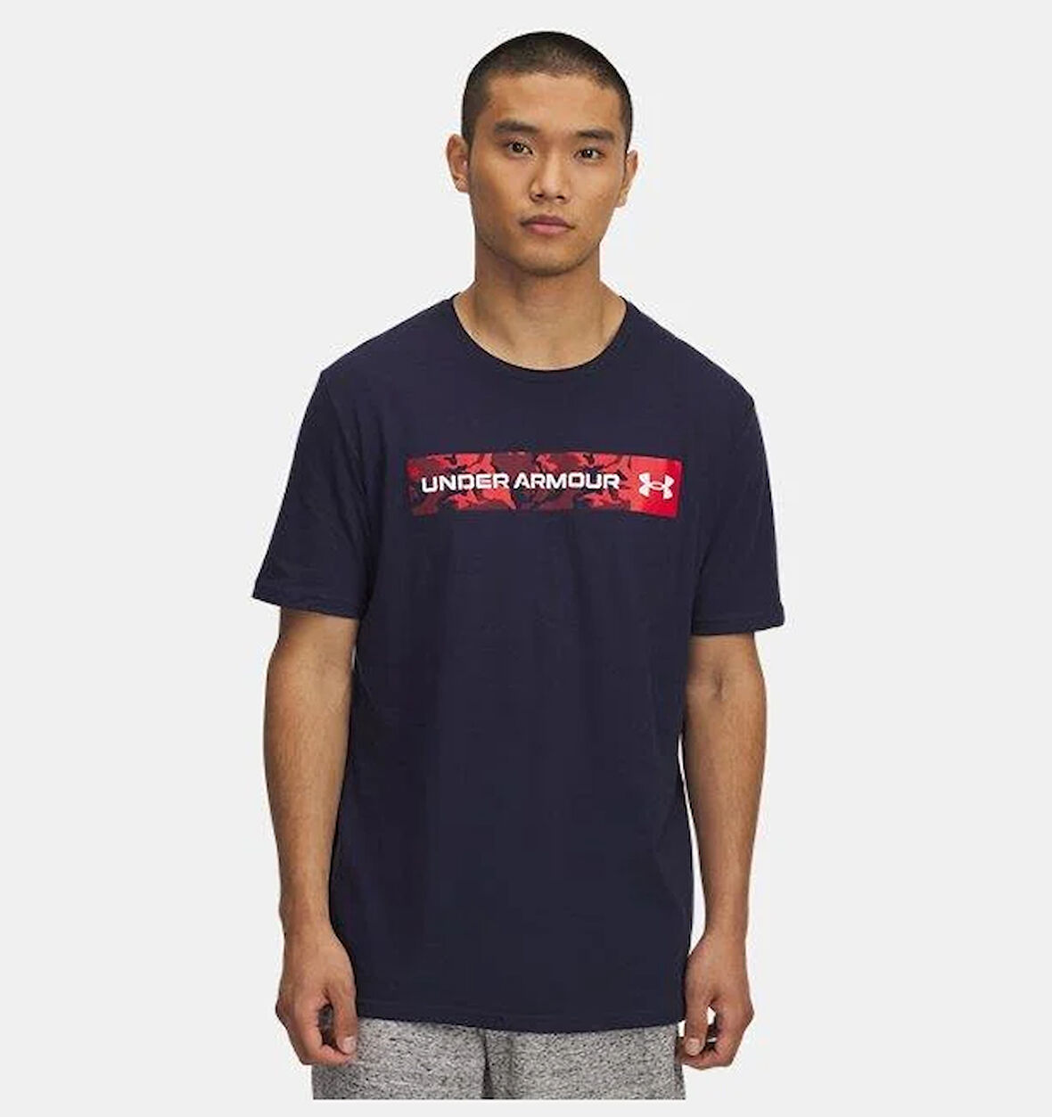 Under Armour UA Camo Chest Stripe SS Erkek T-Shirt