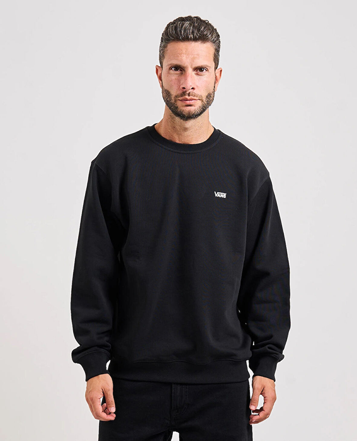 VANS LEFT CHEST II LOOSE CREW VN000P20BLK1