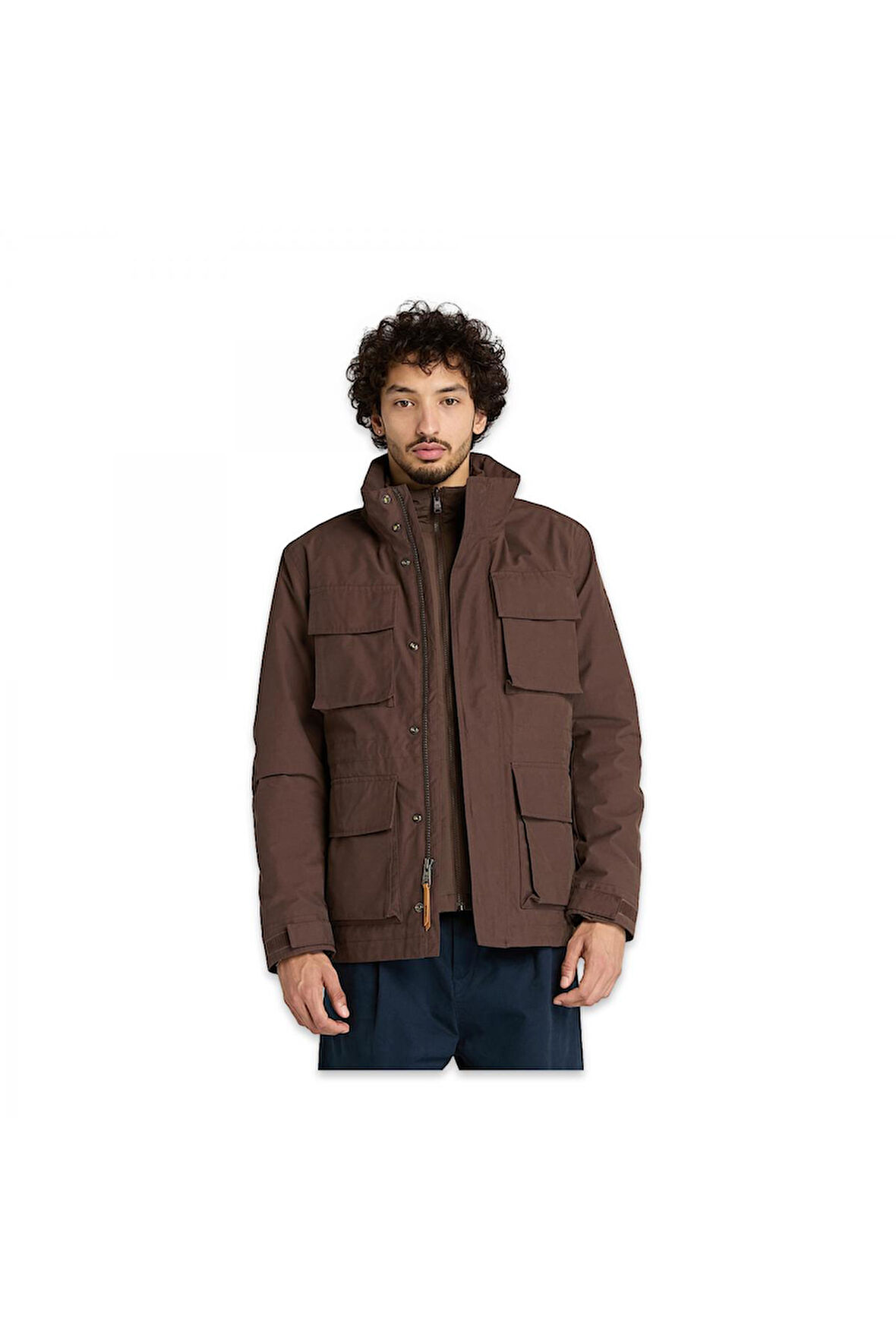 Timberland Tb0A6Uzj Abington Waterproof 3In1 Jacket Kahverengi Erkek Mont
