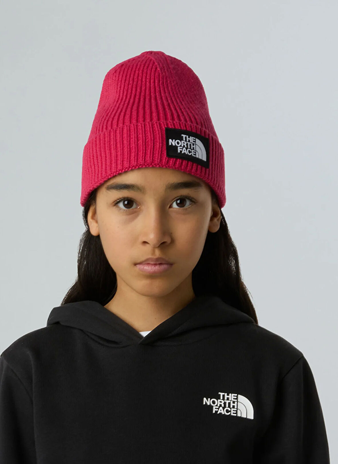 The North Face Kırmızı Kız Çocuk Bere NF0A8CGUBOS1-KIDS TNF LOGO BOX CUFF