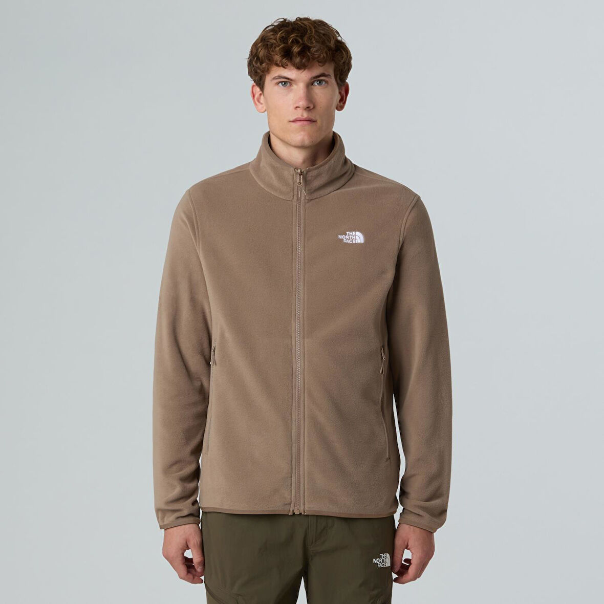 The North Face Erkek Glacier Tam Boy Fermuarlı Polar Nf0A8D0Rbow1