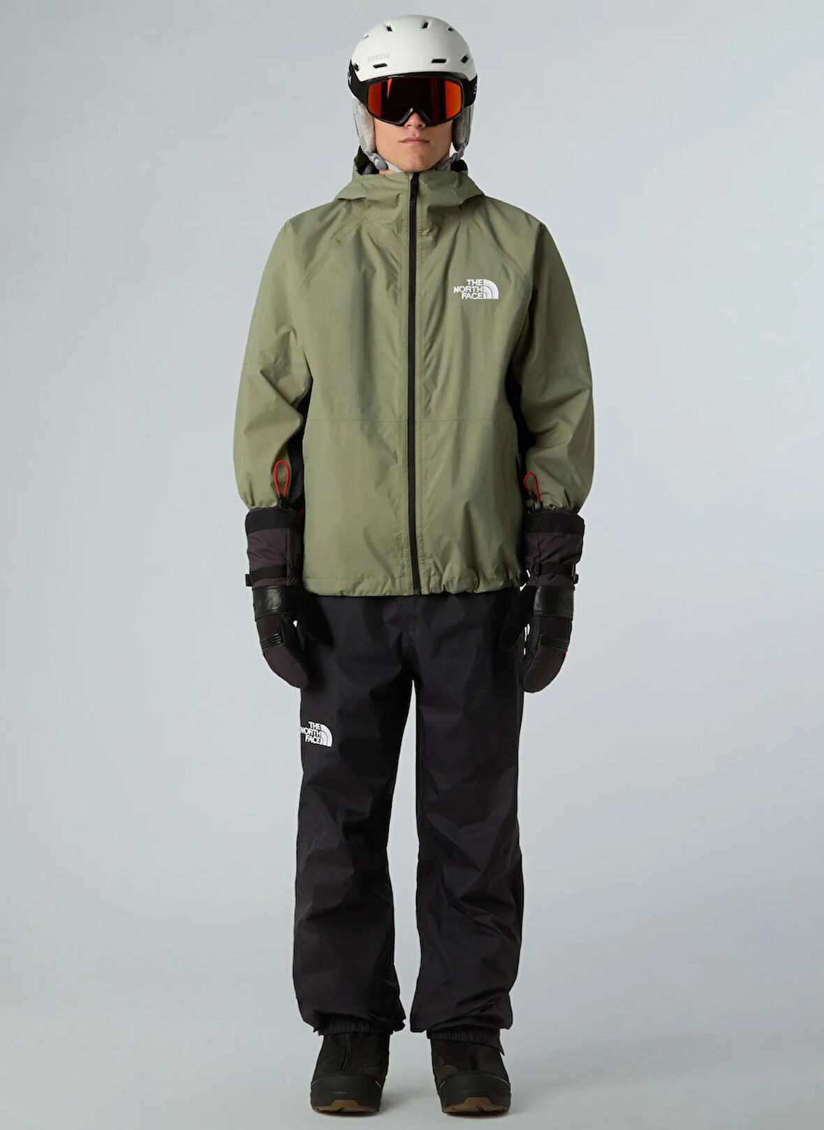 The North Face NF0A82VMD0L1-M BUILD UP JACKET Yeşil Standart Düz Erkek Ceket