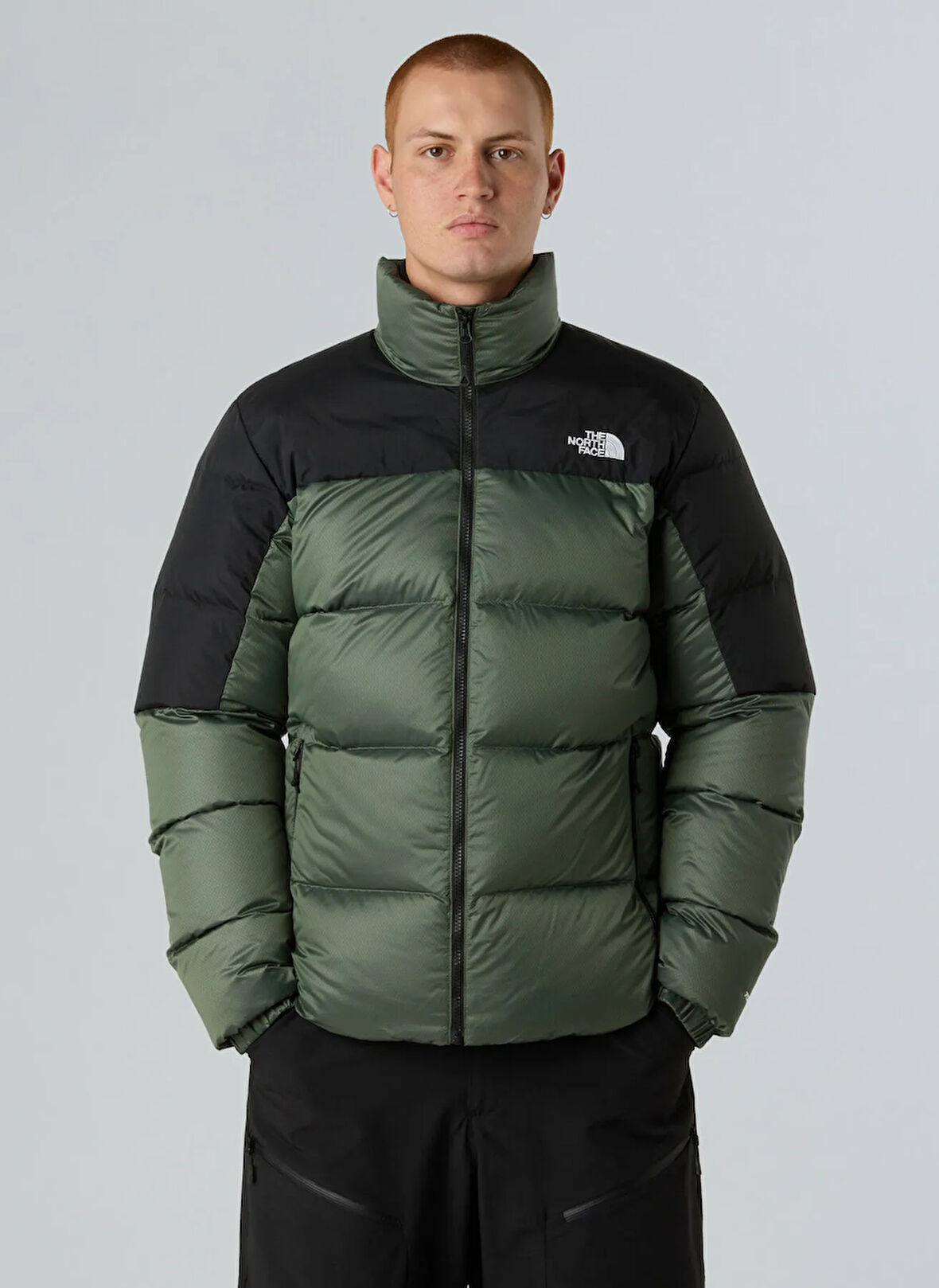 The North Face NF0A8993EIH1-DIABLO DOWN 2.0 JACKET Yeşil Düz Erkek Mont