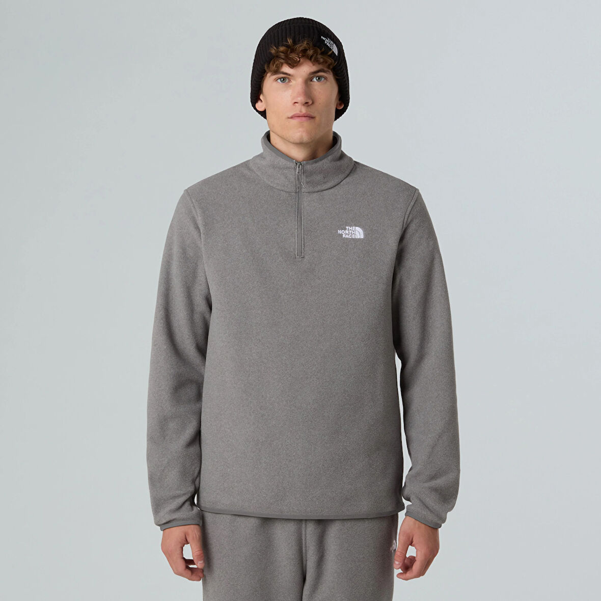 The North Face M Glacier Fleece 1/4 Zip Jacket Erkek Polar