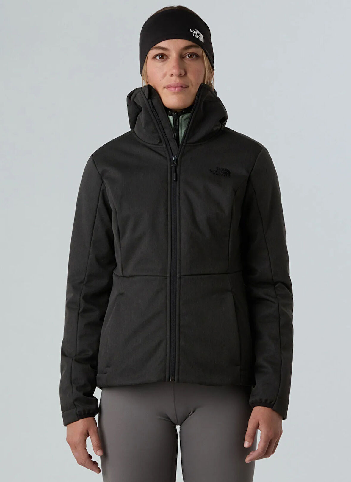 The North Face NF0A8DZJKS71-W QUEST SHELL JACKET Siyah Standart Düz Kadın Ceket