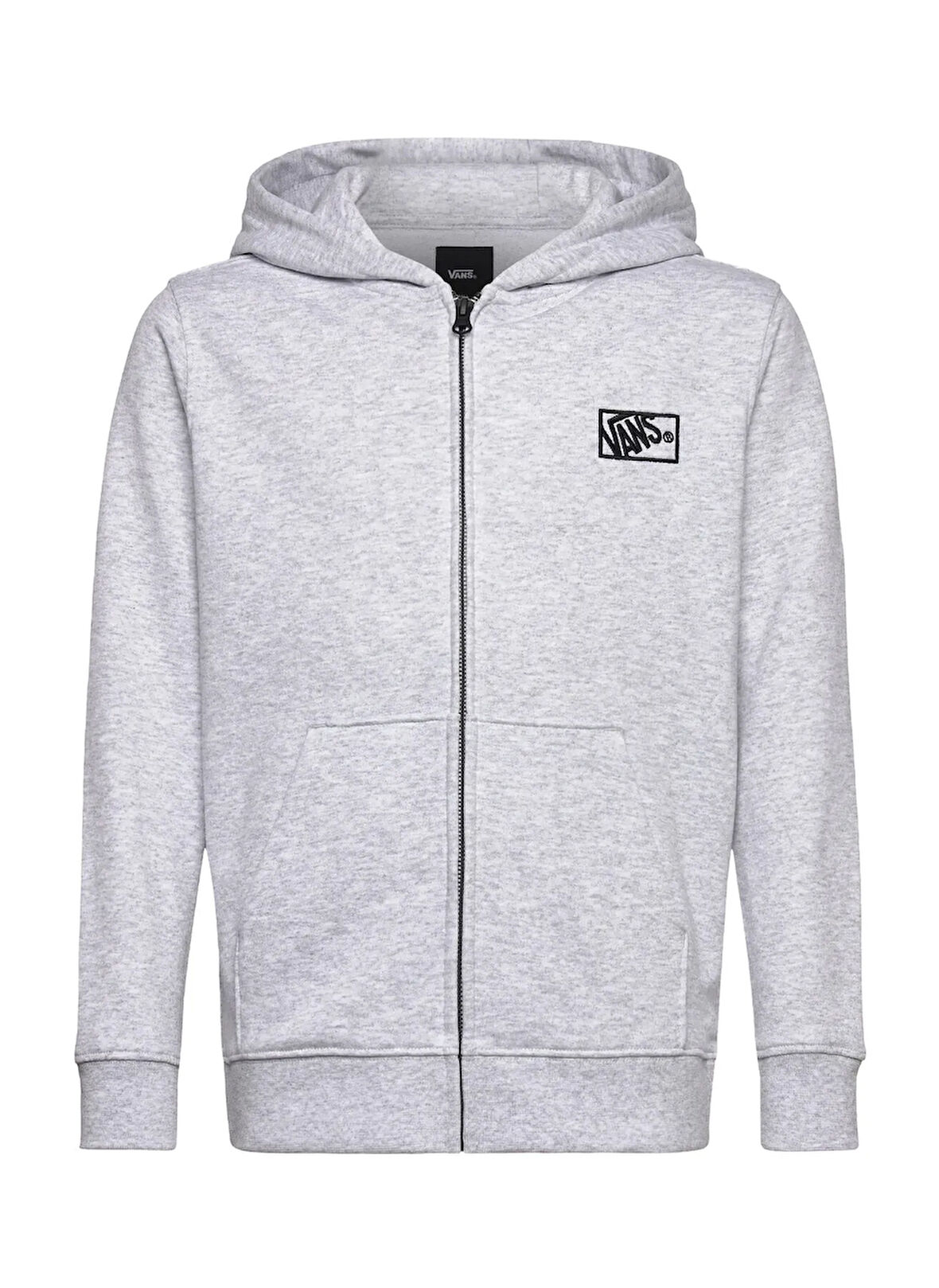 Vans Kapüşon Yaka Düz Gri Erkek Çocuk Eşofman Üstü VN000RBN1QI1-BY BLOCKED BOX FZ HOOD