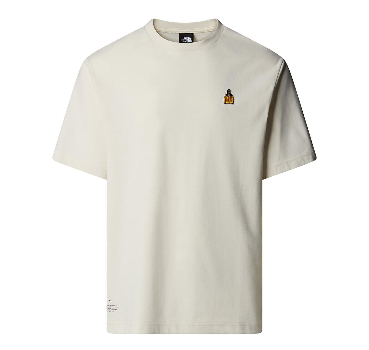 F0A8EU7QLI1-R The North Face U Icon Mountaın Jacket Relaxed S-S Tee Erkek T-Shirt Beyaz