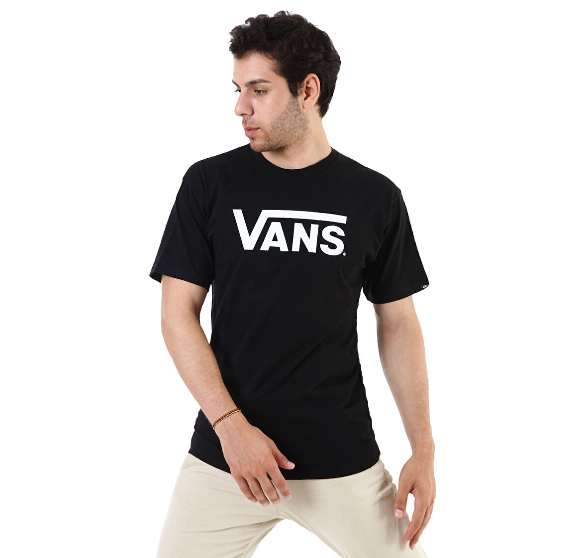 VANS VANS CLASSIC SS TEE ERKEK t-shirt VN000RA1BLK1