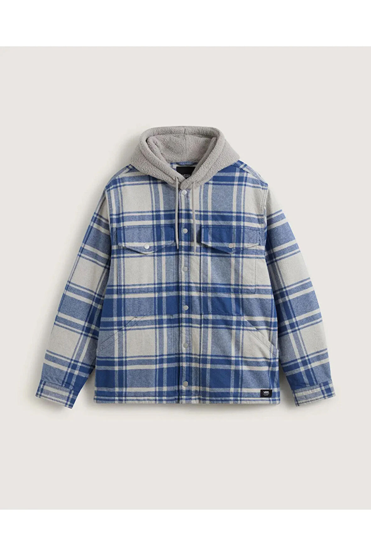 VANS Piedmont Hooded Plaid Shacket ERKEK GOMLEK VN000P7VF0R1