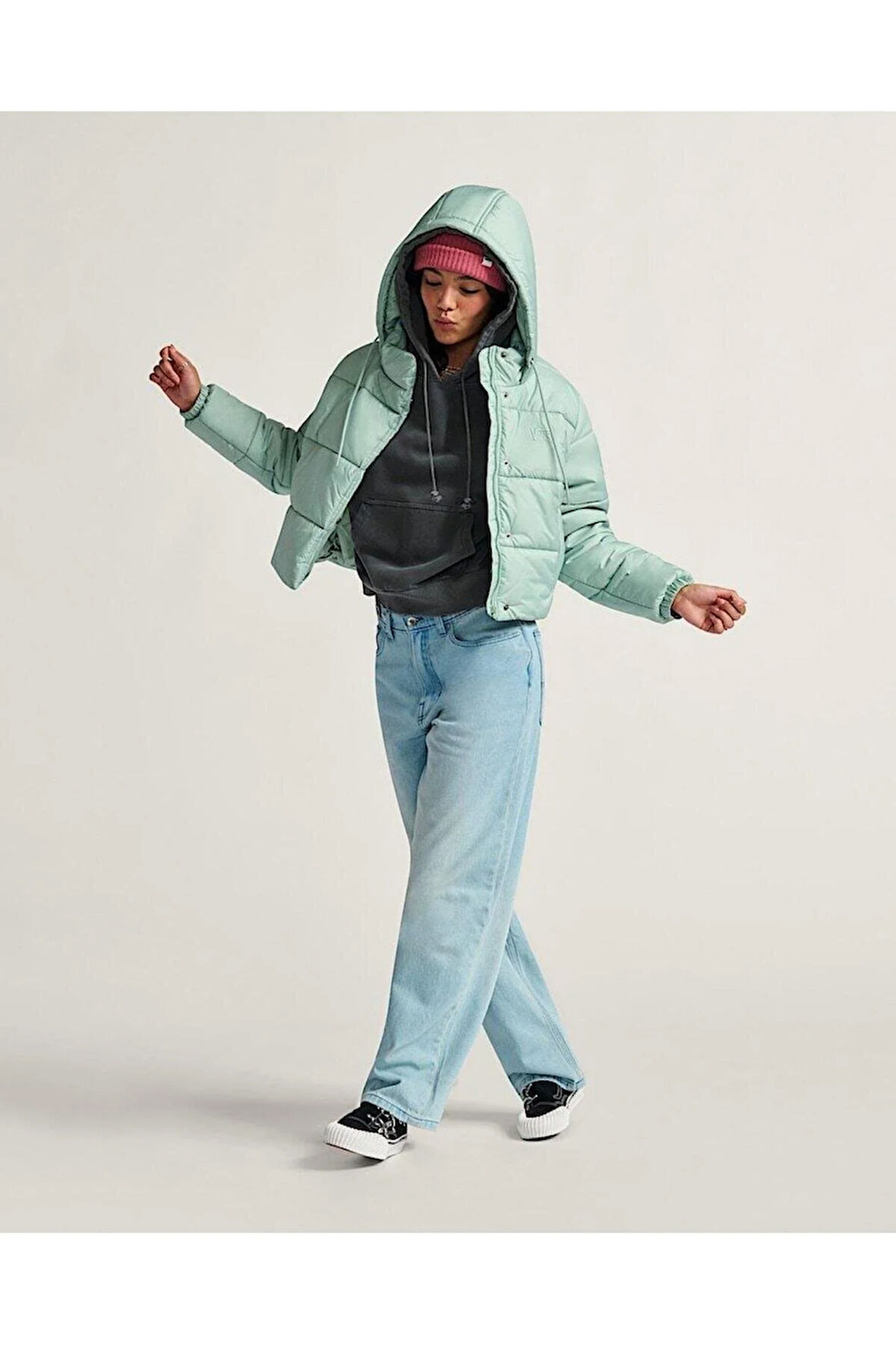 VANS Hillgate Cropped Puffer KADIN MONT VN000PK1EMW1