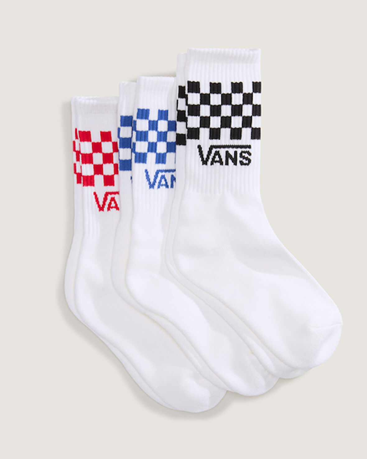 Vans Classic Check Crew Çorap - 3 Çift
