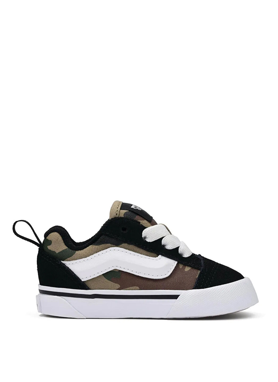 Vans Siyah - Kahve Bebek Yürüyüş Ayakkabısı VN000D0KYJ71-Knu Skool Elastic Lace