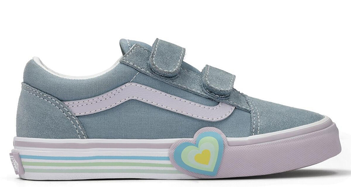 Vans Old Skool V Heart Çocuk Ayakkabı VN000D4DCFL1