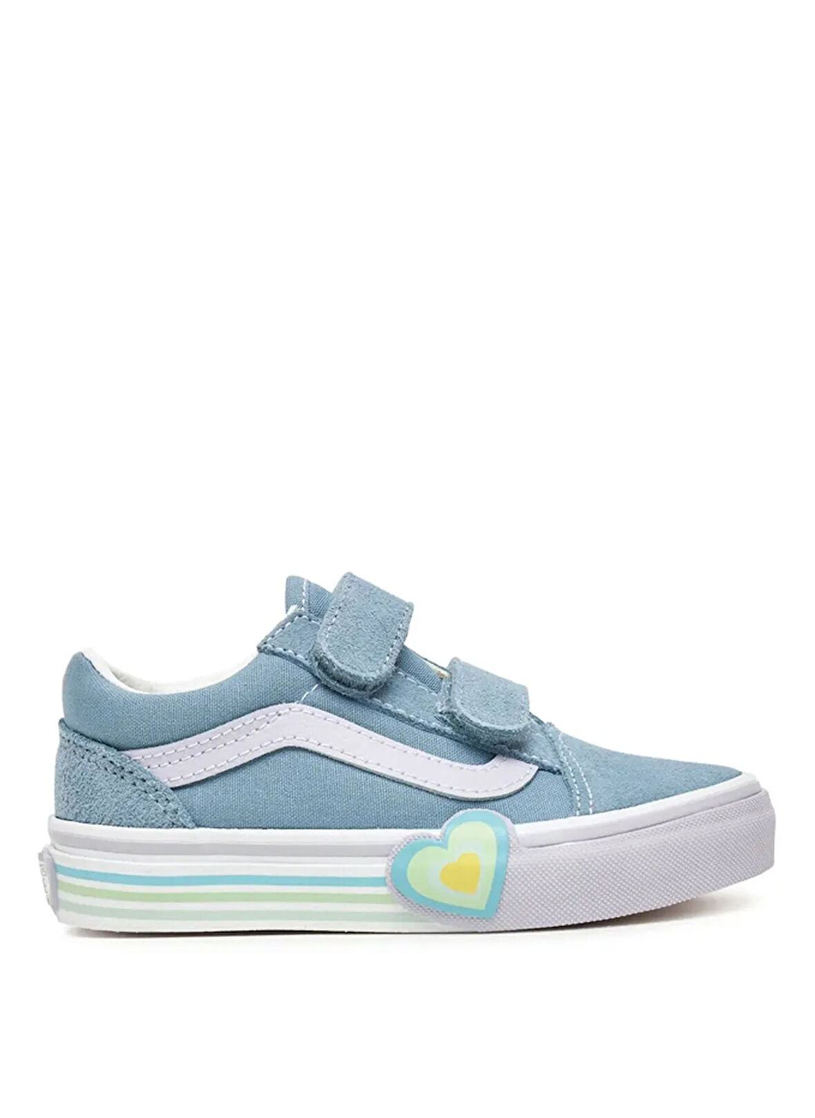 Vans Mavi Kız Çocuk Yürüyüş Ayakkabısı VN000D4DCFL1-Old Skool V Heart