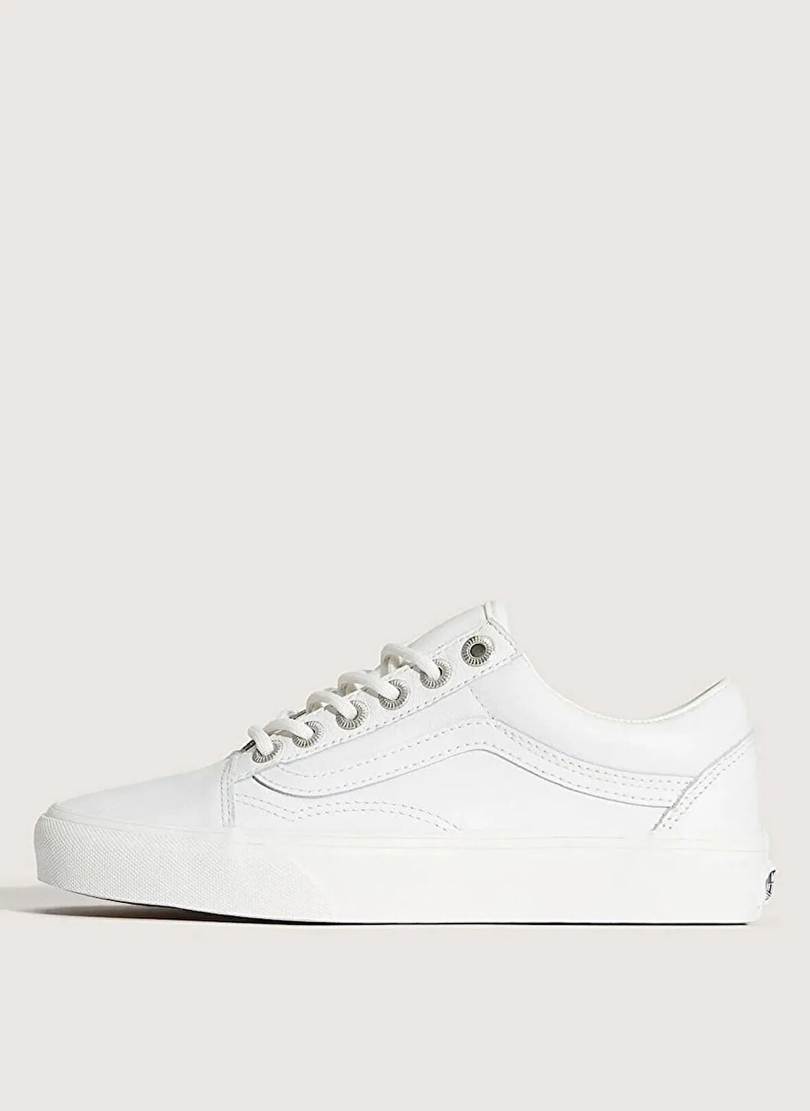 Vans VN000D6WWHT1-Old Skool Beyaz Süet + Deri Kadın Lifestyle Ayakkabı