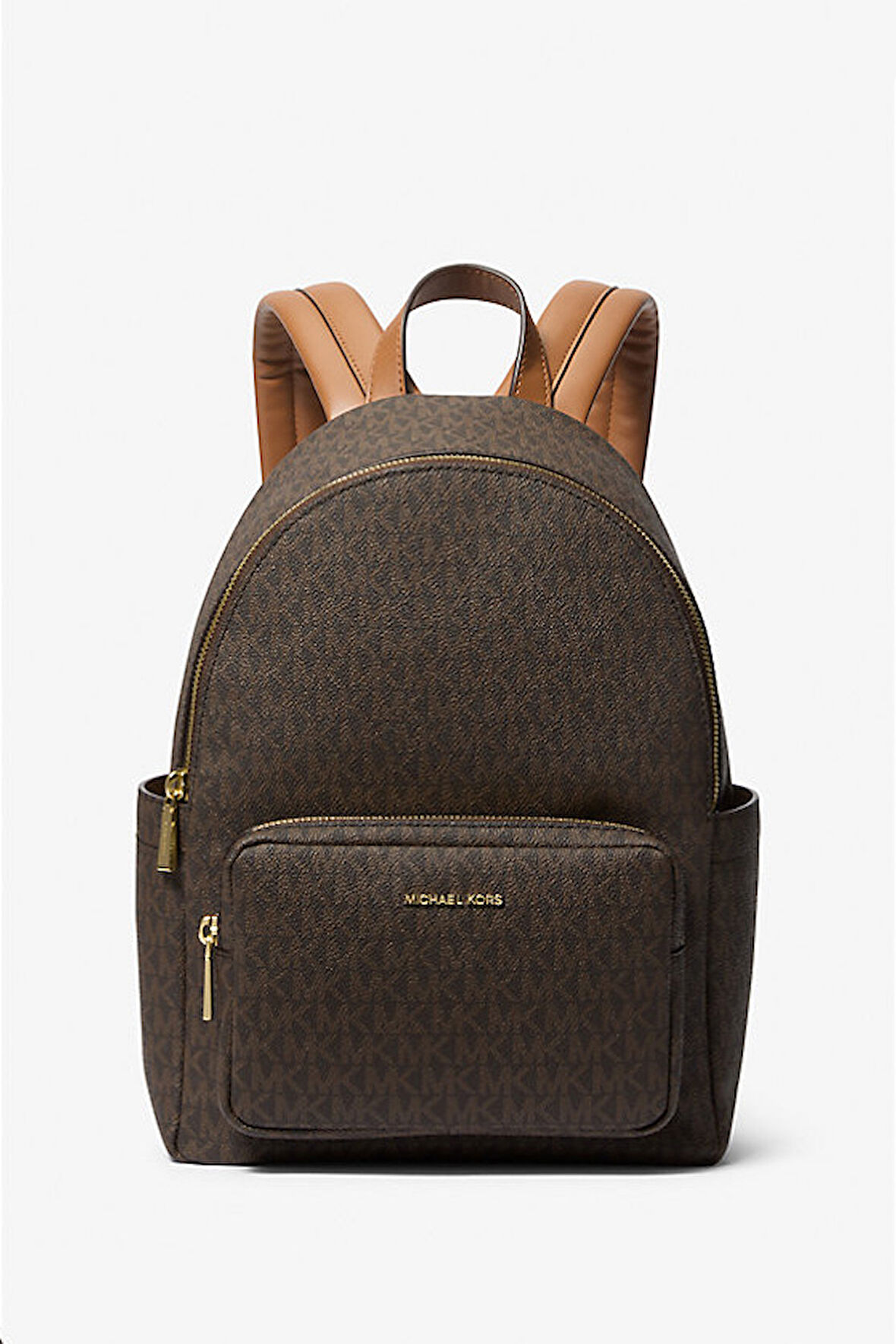 Kadın Tanner Orta Boy İmzalı Logo Sırt Çantası - Kahverengi | undefined