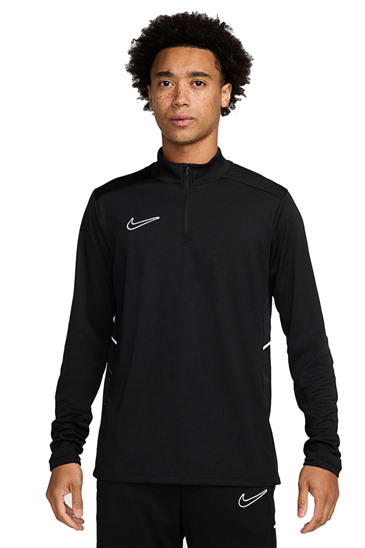Nike Dri-fit ACD25 Dril Top Br HJ3783-010 Siyah Erkek Futbol Antrenman Uzun Kollu Tişört