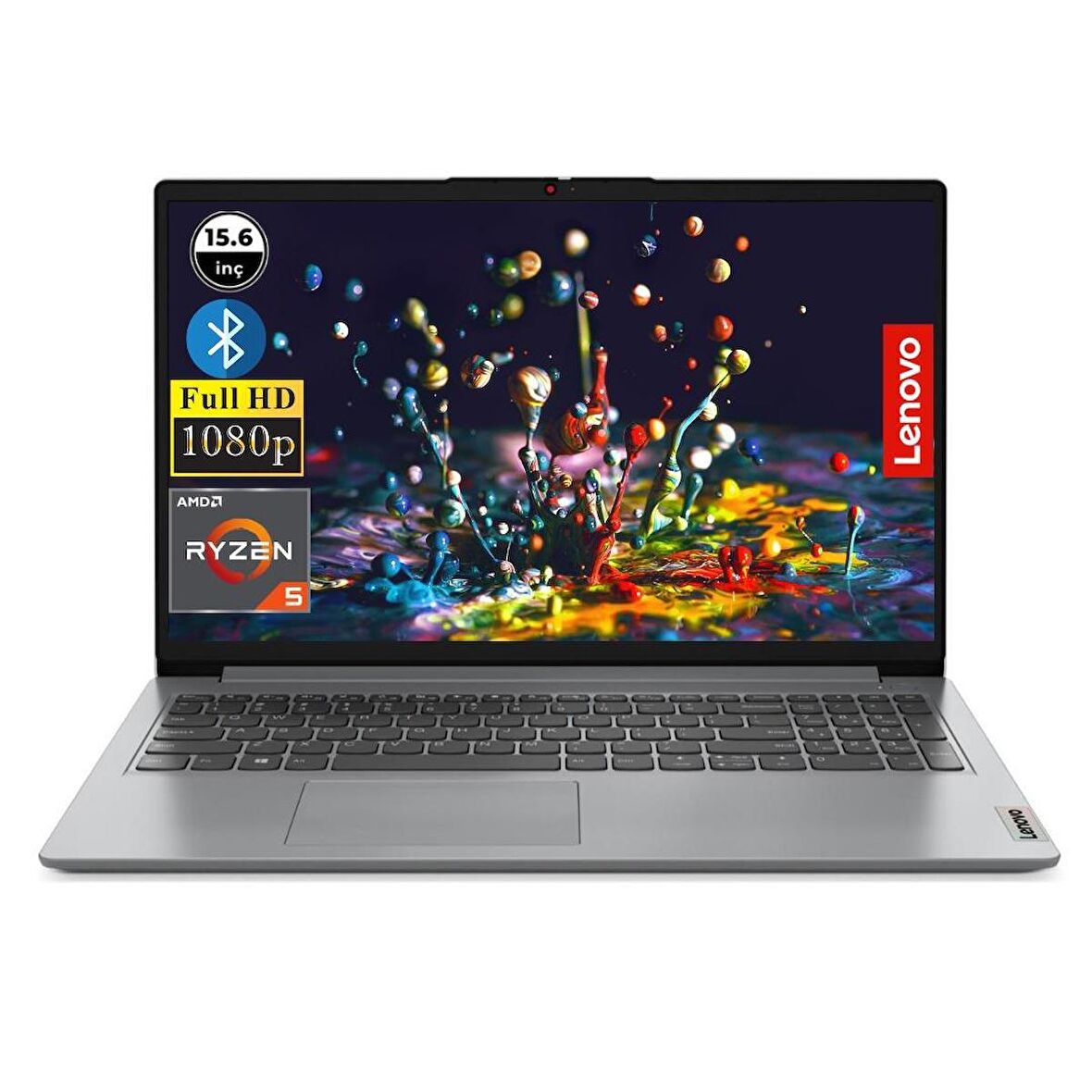 Lenovo AMD Ryzen 5 5500U 8GB 512GB M.2 SSD 82R400KUTX ATL15 W11pro 15.6" Taşınabilir Bilgisayar 